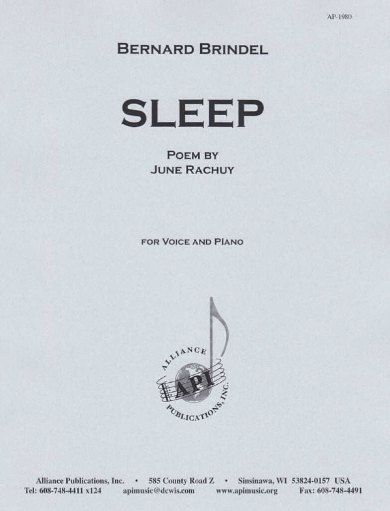 Sleep - Voc-pno